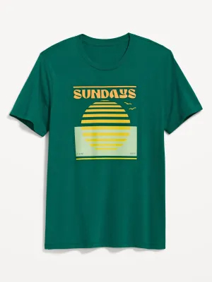 Soft-Washed Graphic T-Shirt for Men