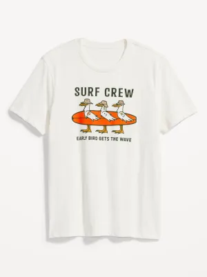 Soft-Washed Graphic T-Shirt For Men