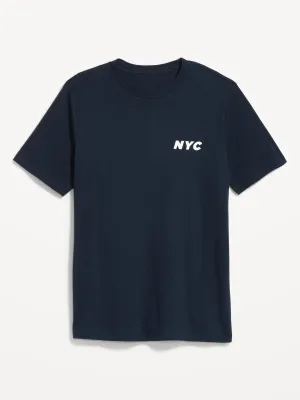 Soft-Washed Graphic T-Shirt For Men