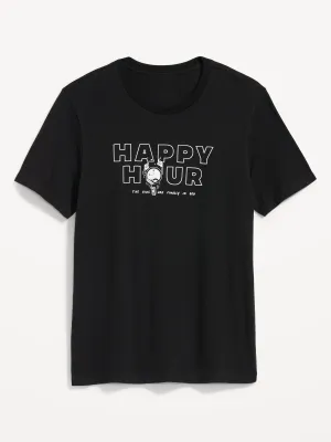 Soft-Washed Graphic T-Shirt For Men