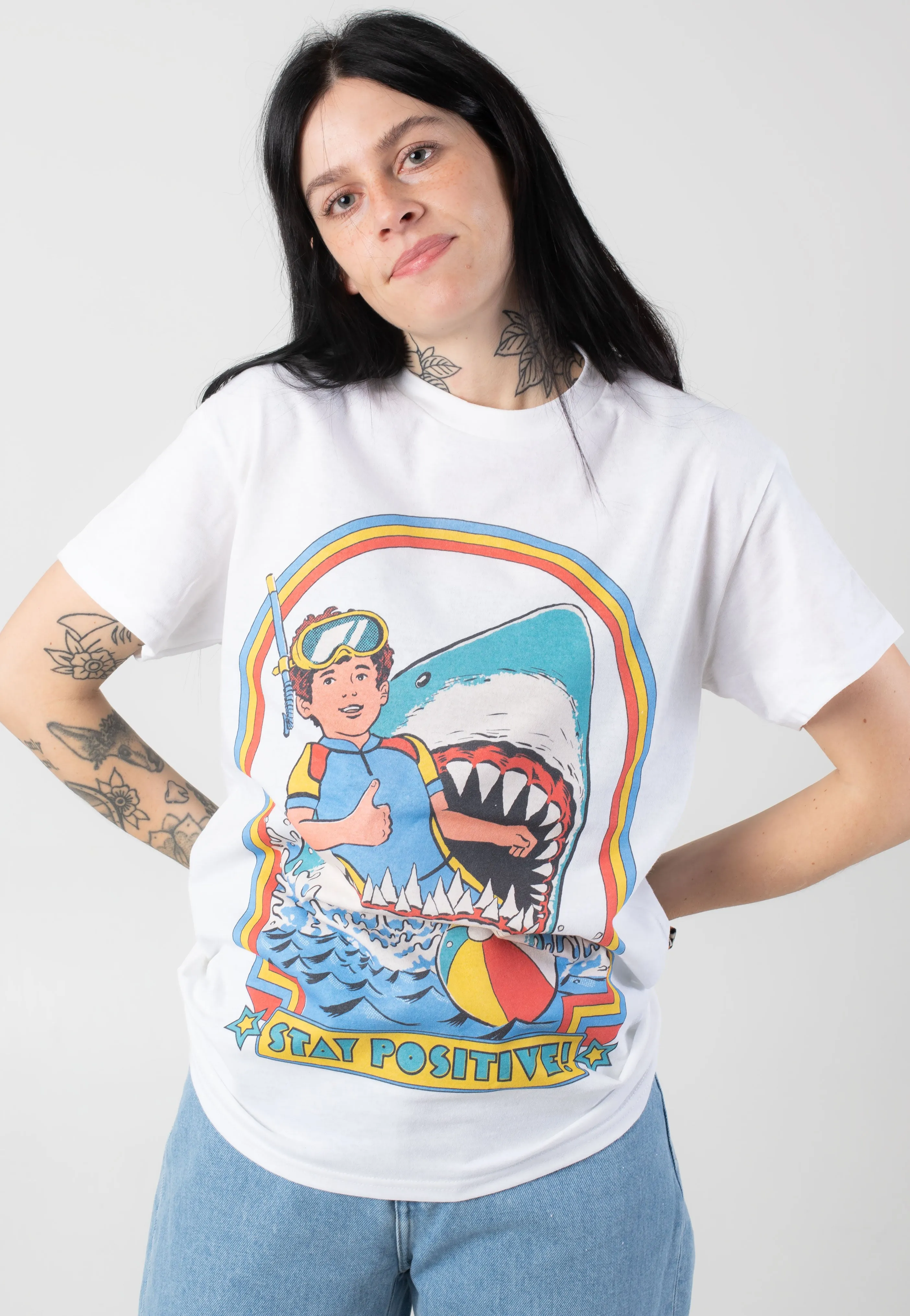 Steven Rhodes - Stay Positive - T-Shirt