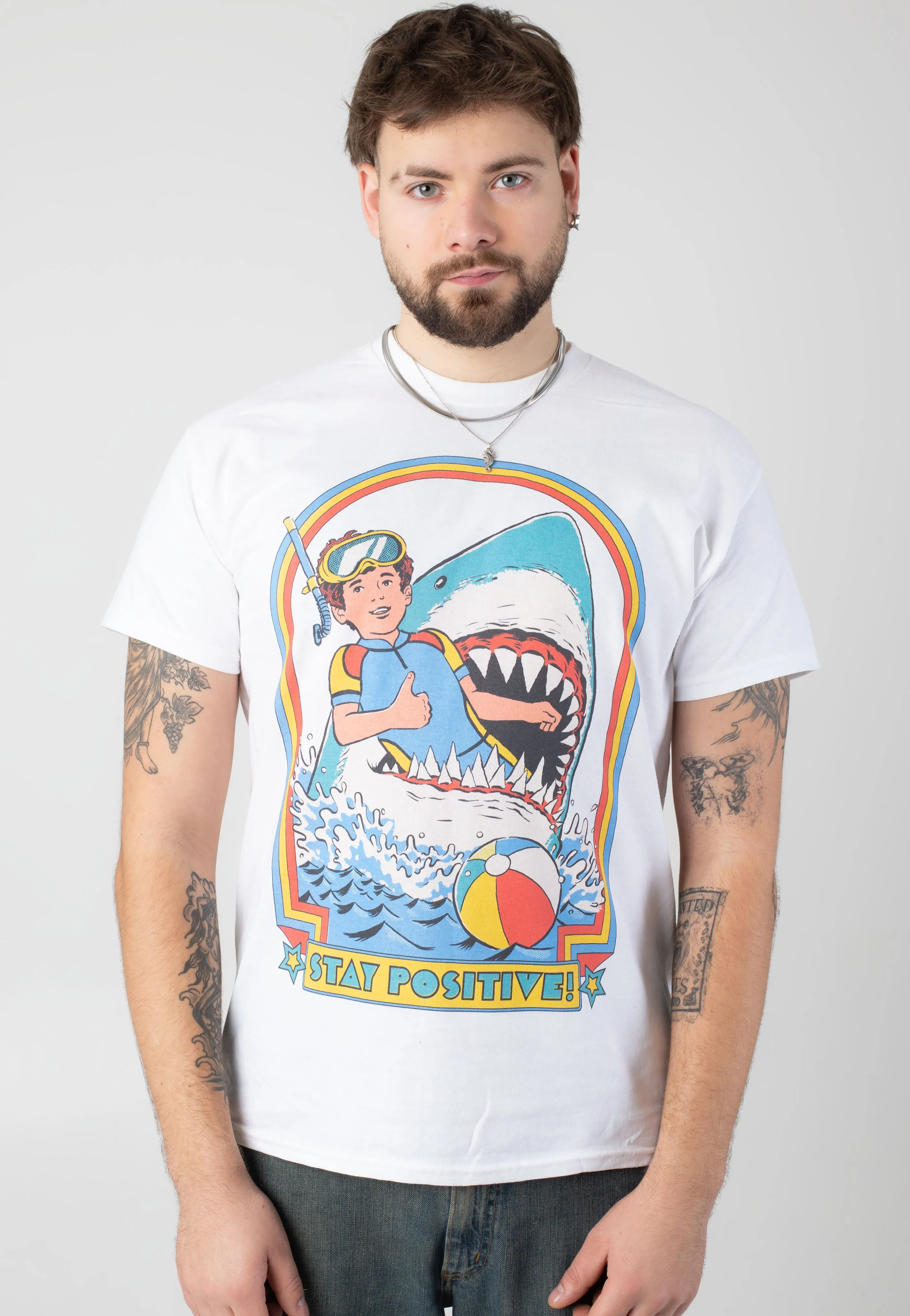 Steven Rhodes - Stay Positive - T-Shirt