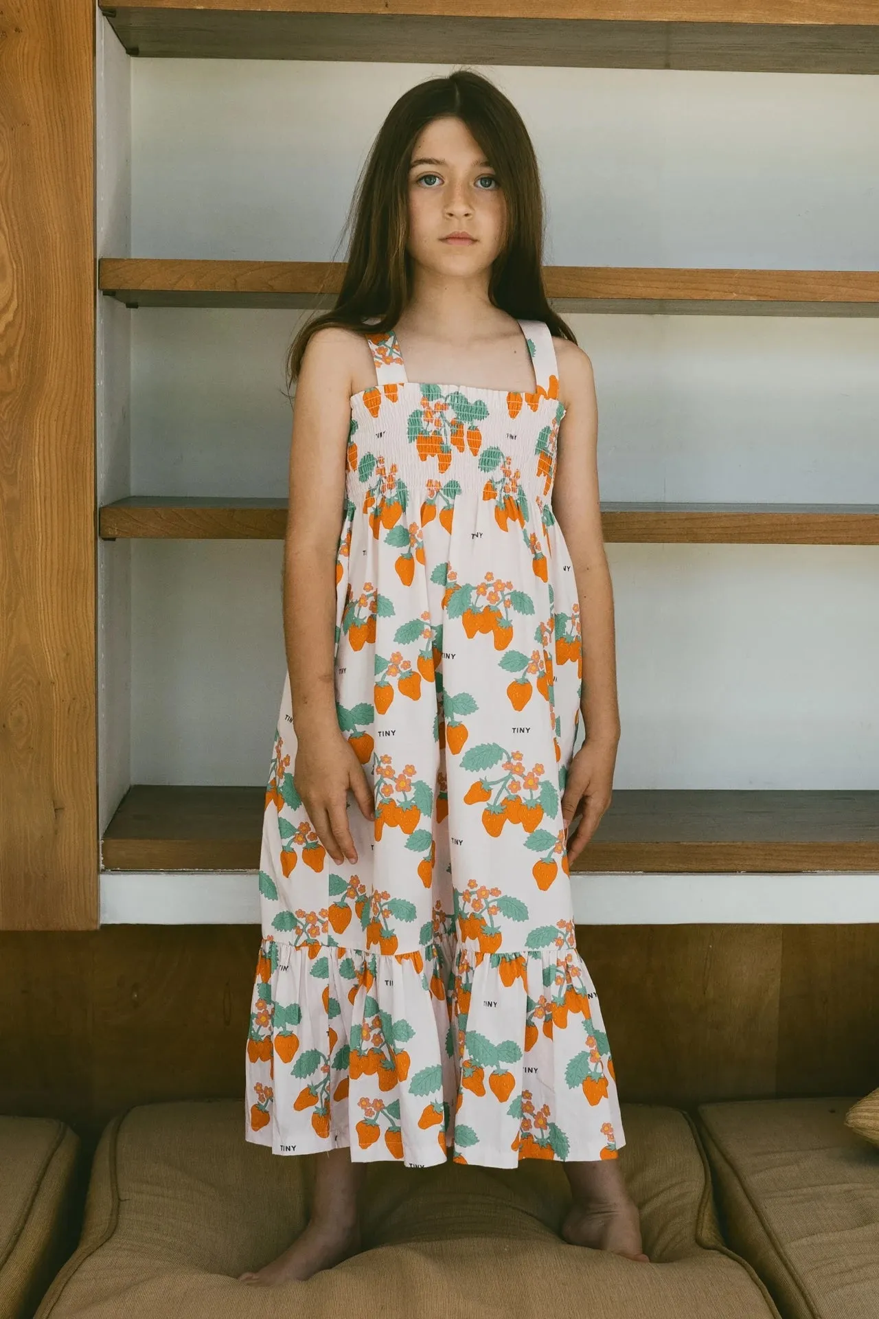 Strawberries Woven Dress (Kids)