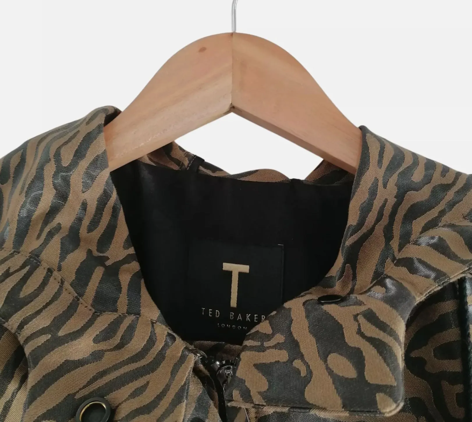 Ted Baker Neina Womens Raincoat Animal Print