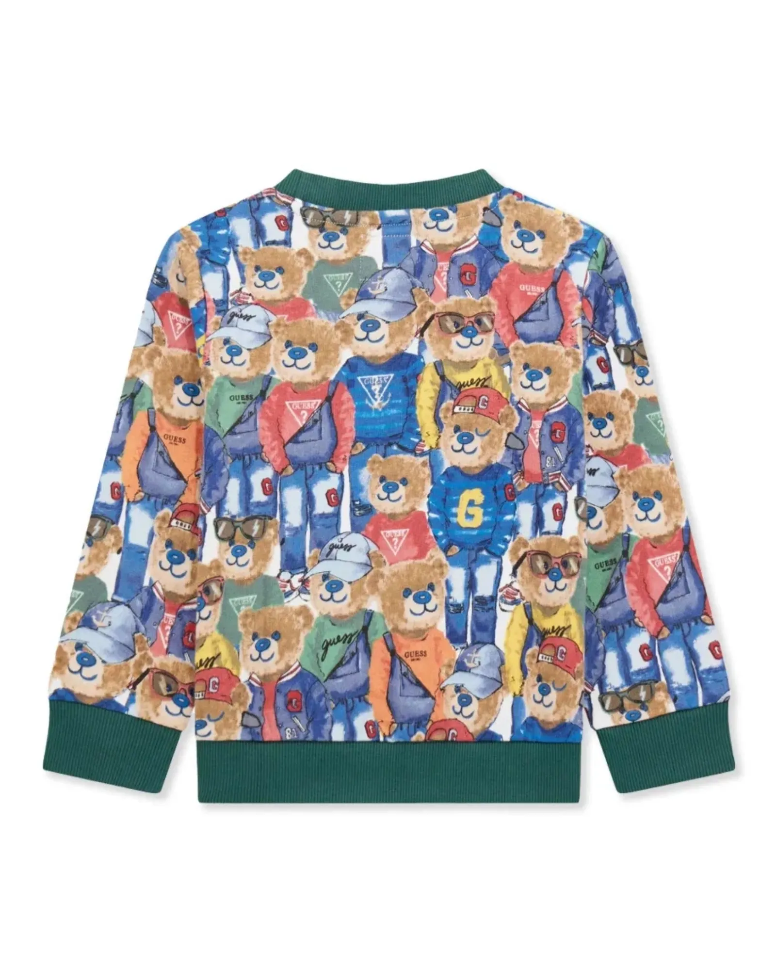 Teddy Bear Logo Long Sleeve Active Top (2-7) Guess