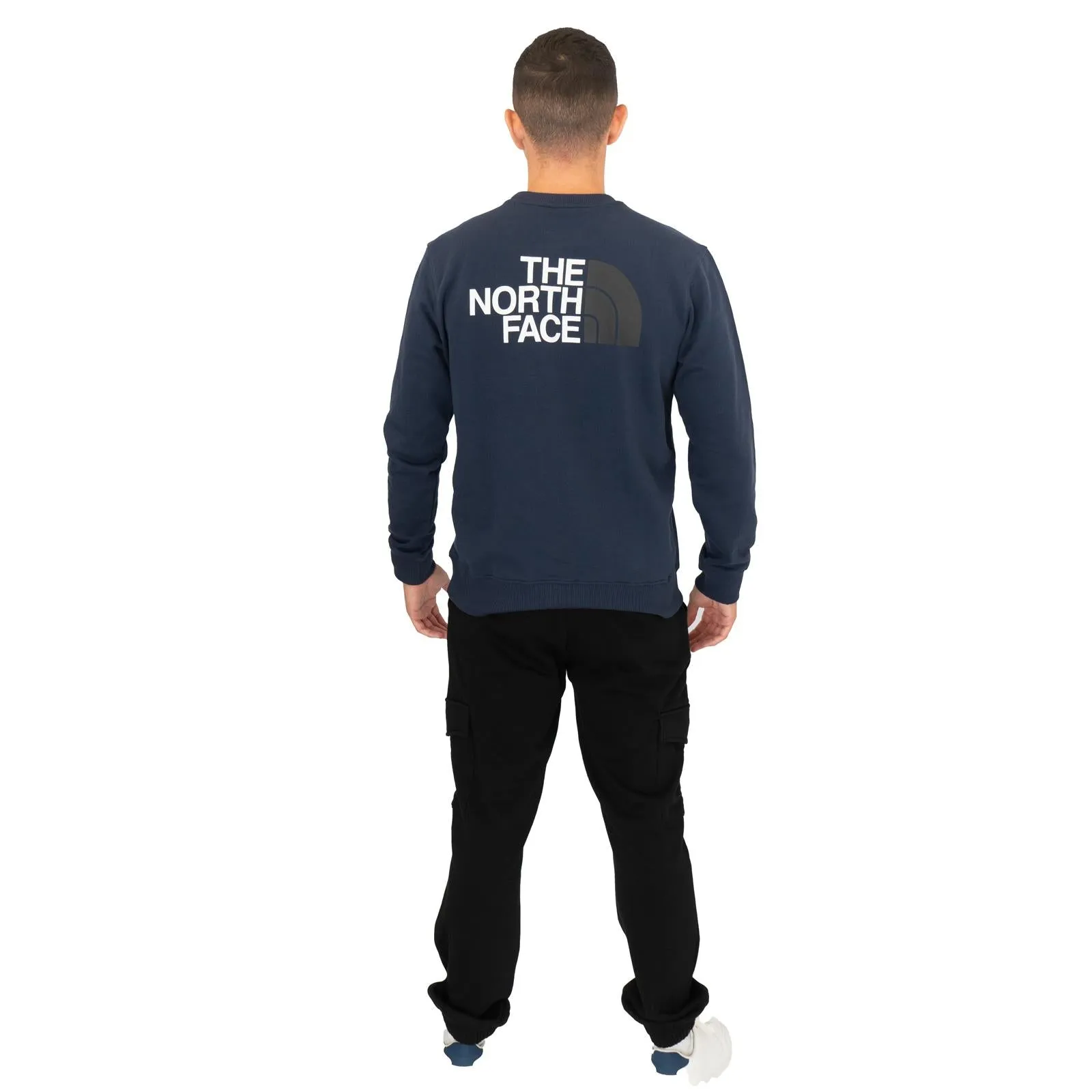 The North Face Mens Crew Navy Blue Sweatshirt