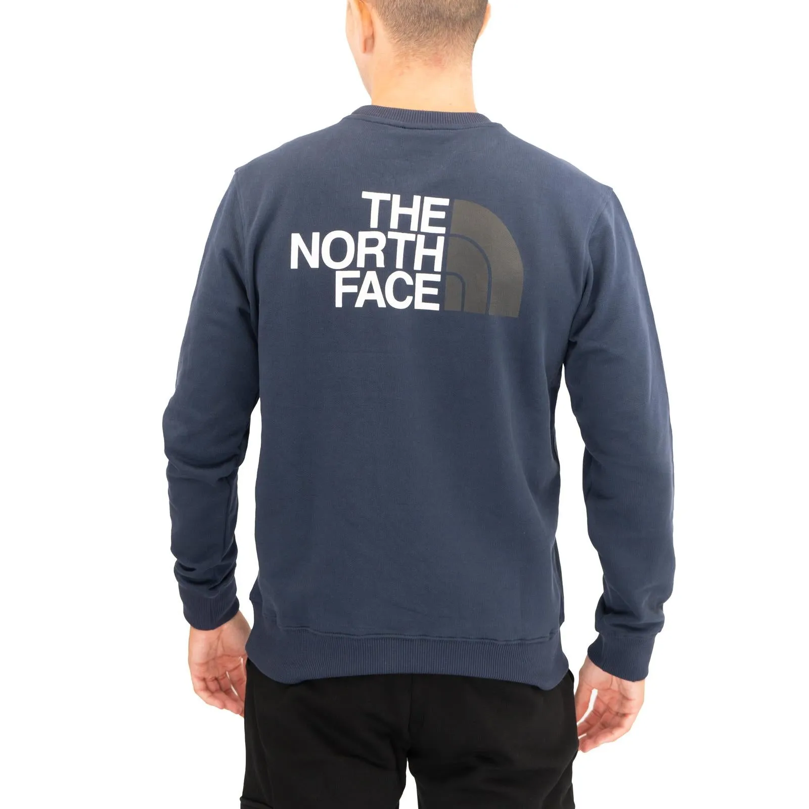 The North Face Mens Crew Navy Blue Sweatshirt