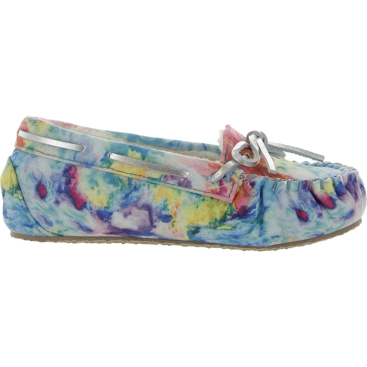 Tie Dye Cassie Girls Flat Moccasins