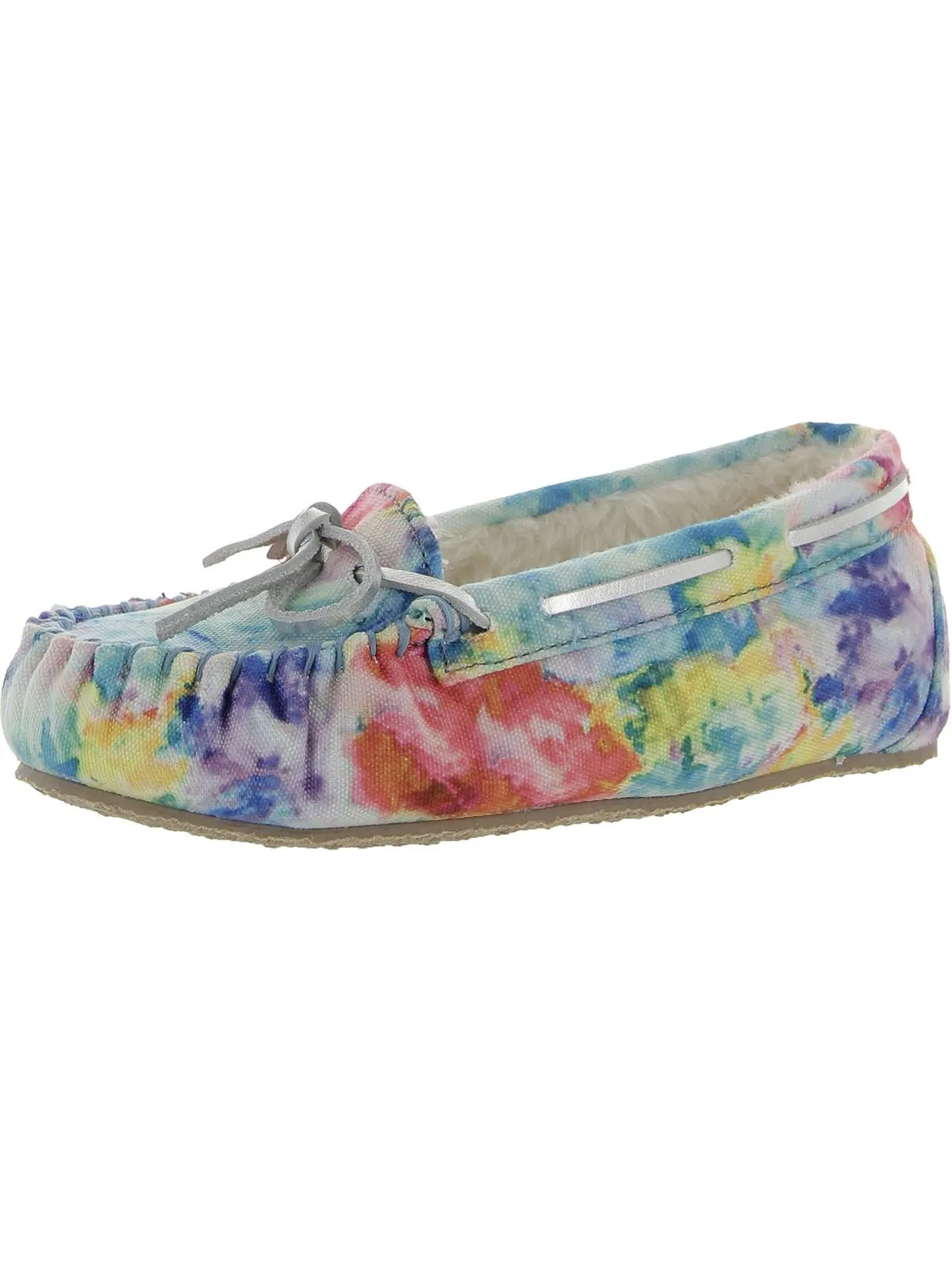 Tie Dye Cassie Girls Flat Moccasins