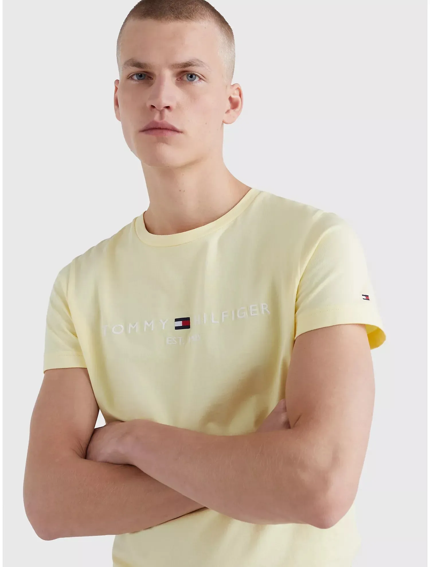 Tommy Hilfiger Embroidered Tommy Logo Tshirt - Men