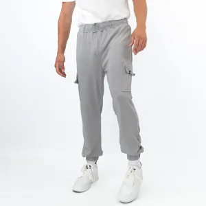 True Religion Mens Grey Cargo Jogger Sweatpants