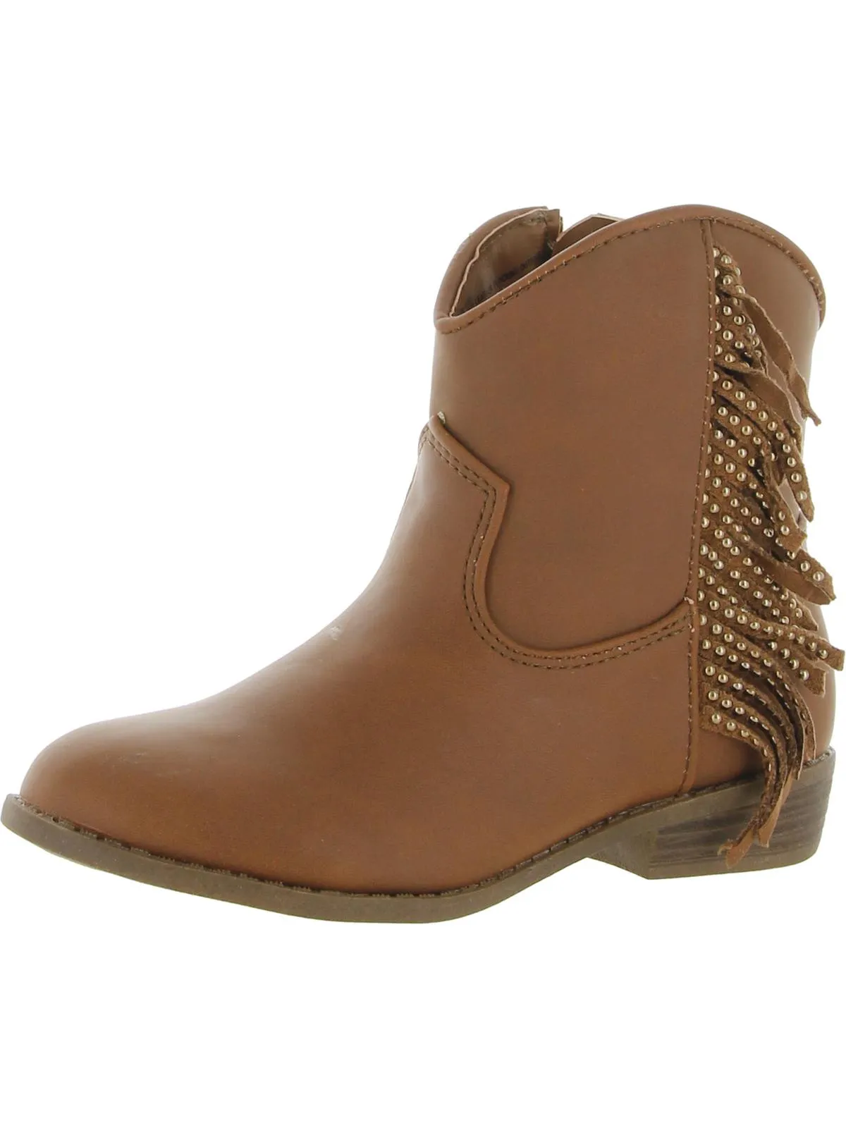 Twillaa Girls Fringe Mid-Calf Boots