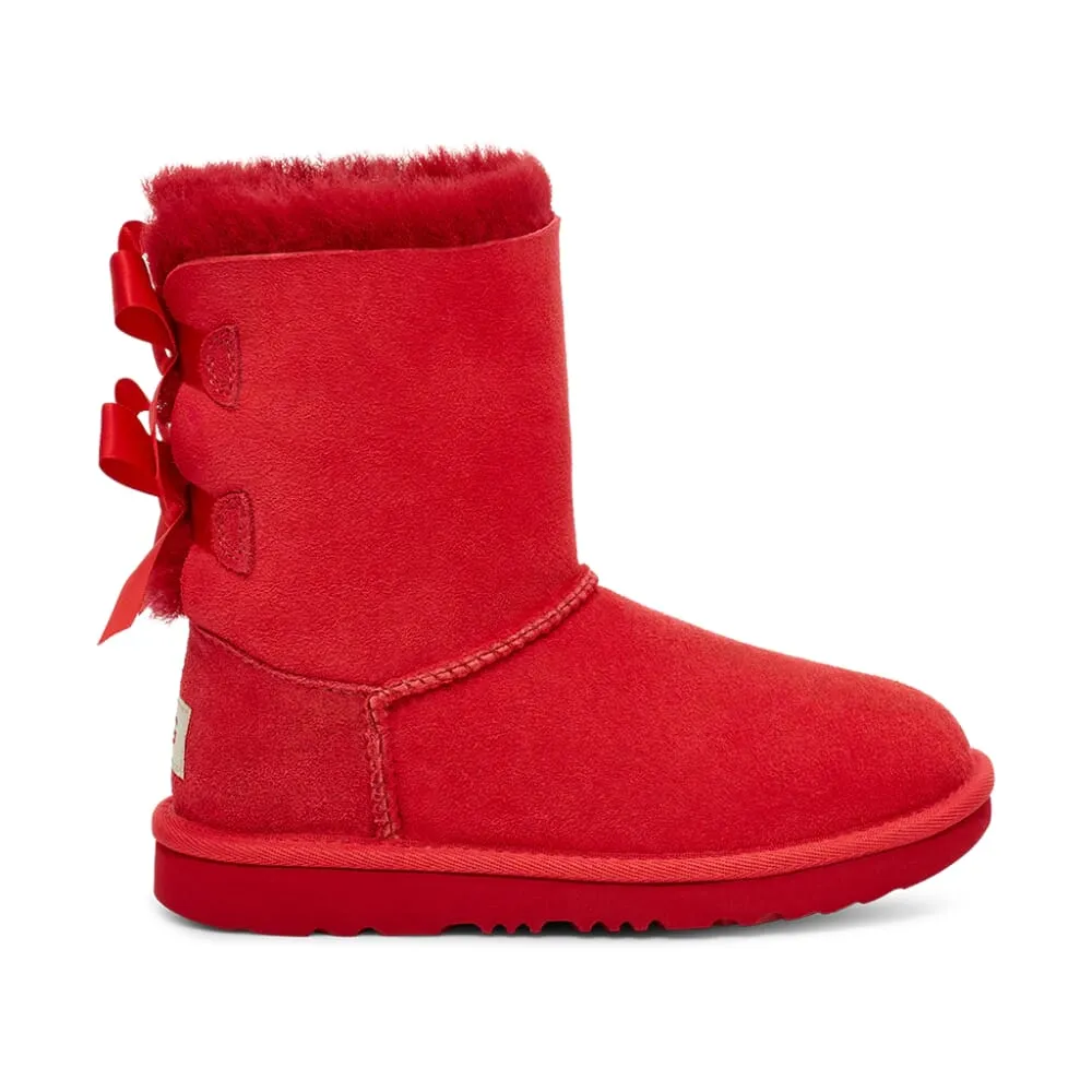 UGG Bailey Bow II Samba Red  1017394K-SBR Grade-School