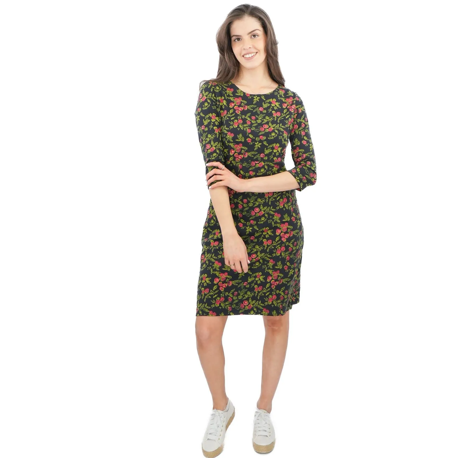 Weird Fish Black Katie Sparkle Dress