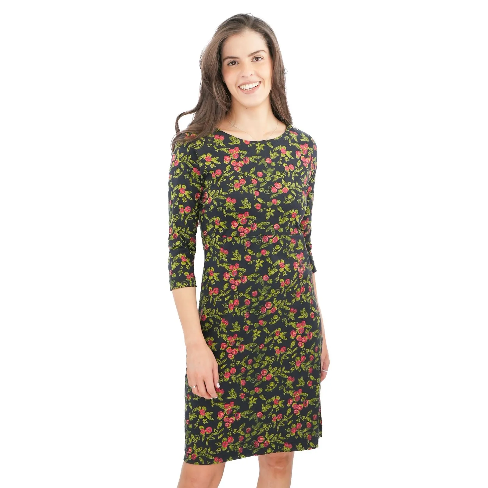 Weird Fish Black Katie Sparkle Dress