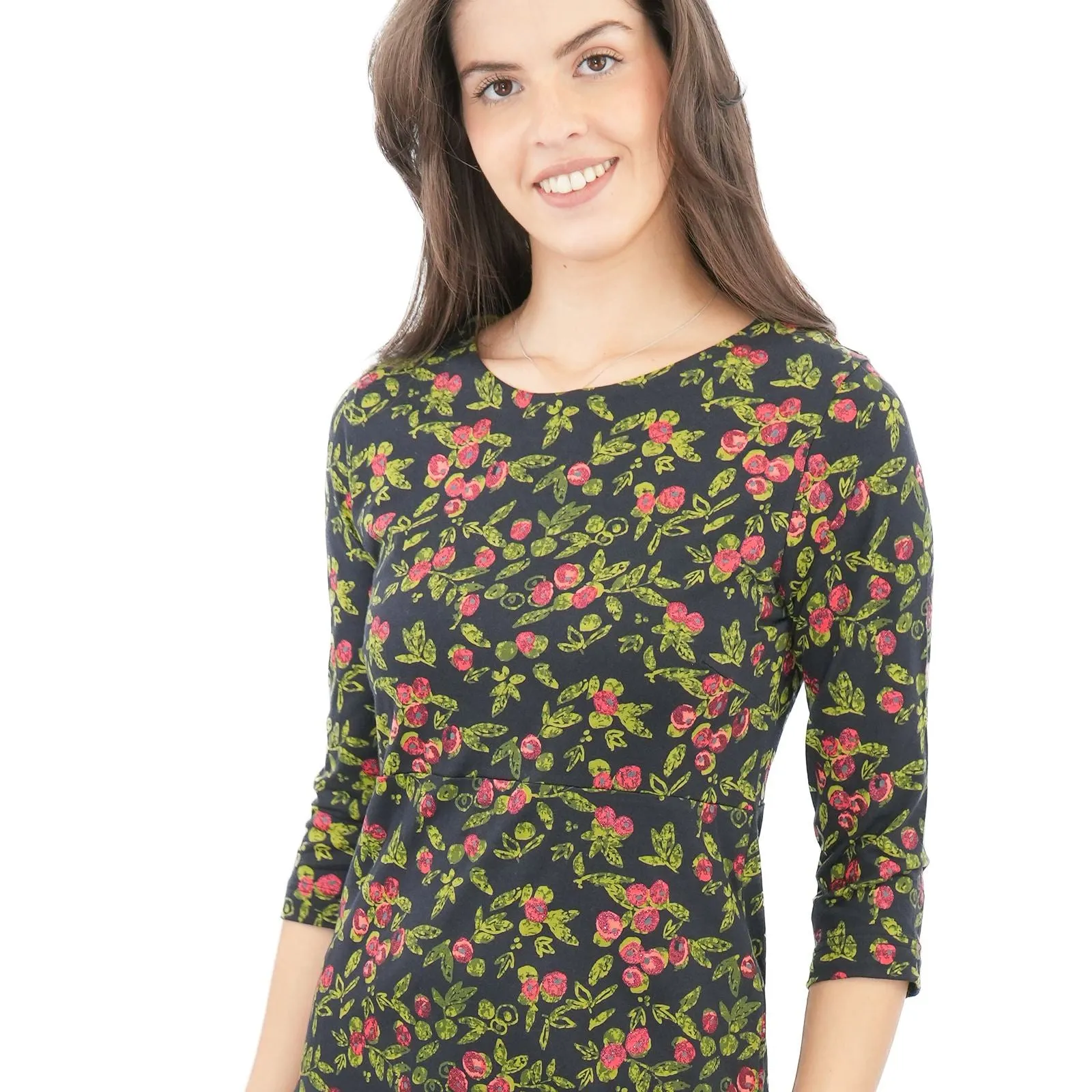 Weird Fish Black Katie Sparkle Dress
