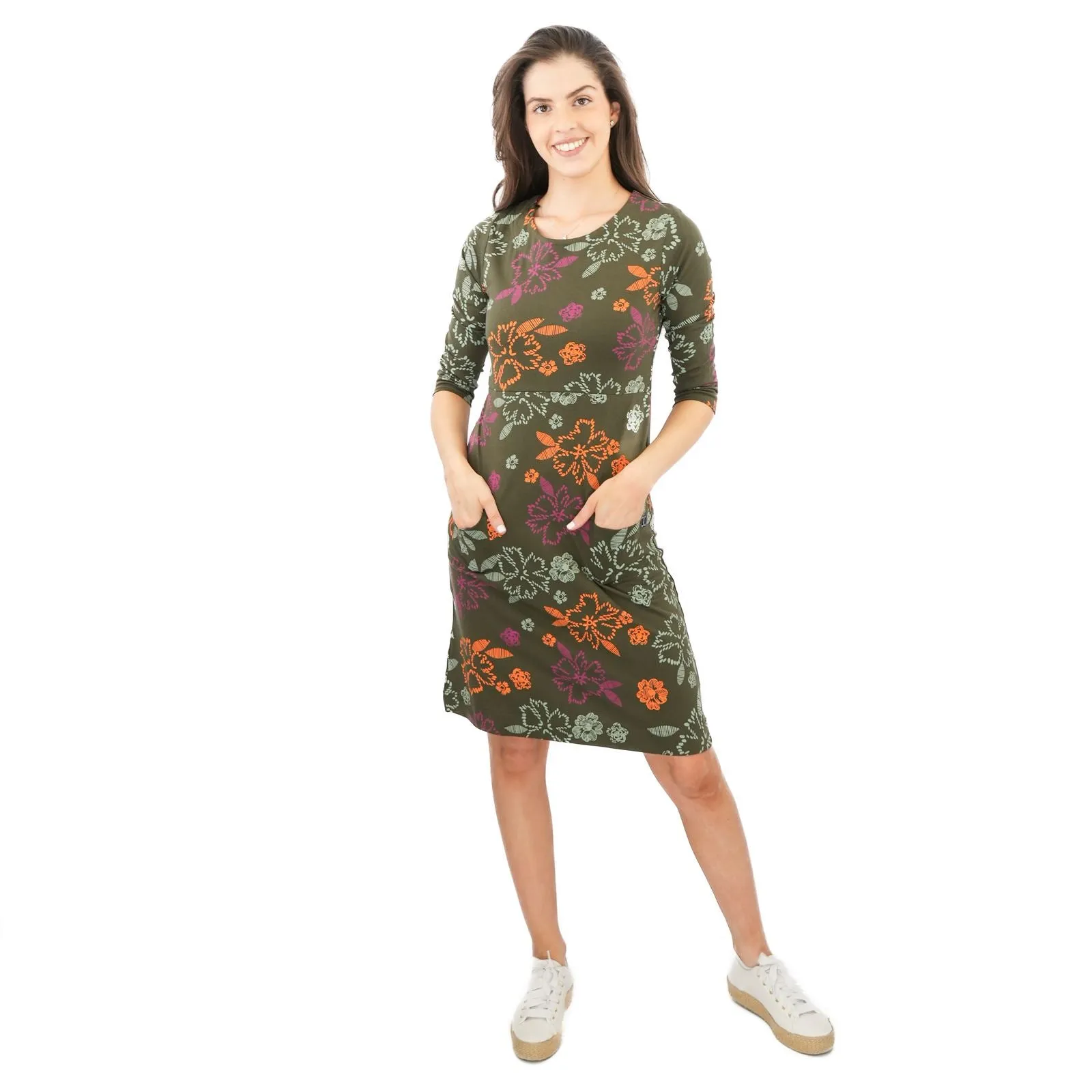 Weird Fish Green Starshine Dress