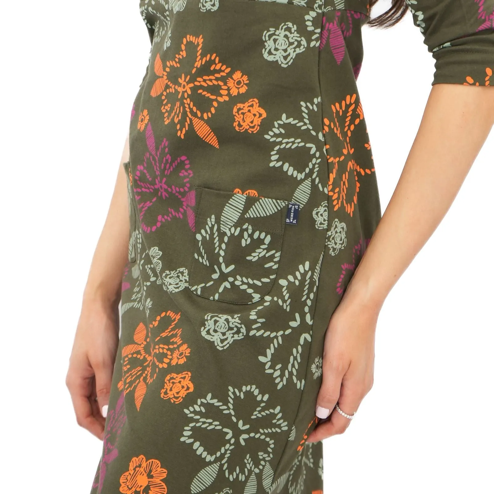 Weird Fish Green Starshine Dress
