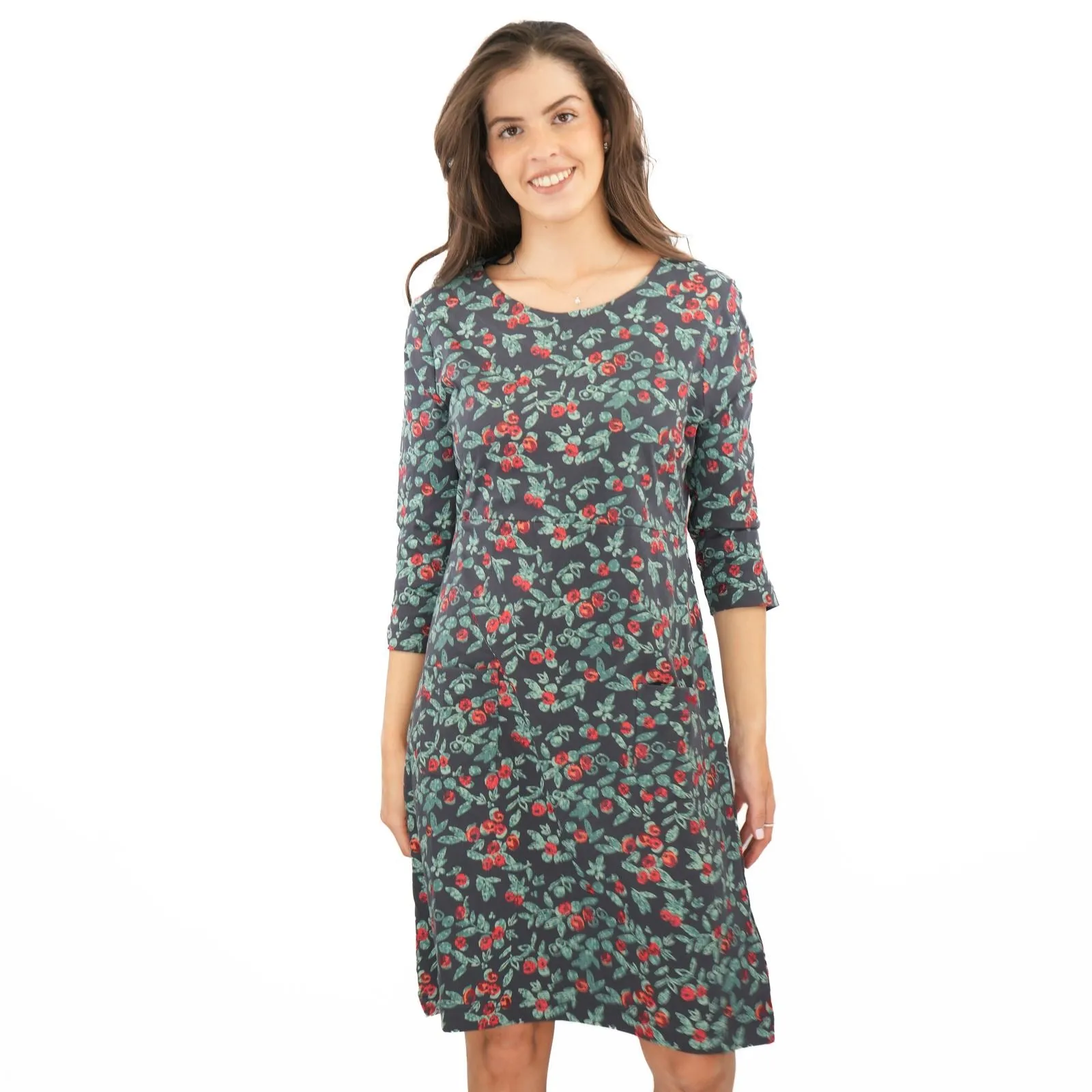 Weird Fish Navy Markle Sparkle Dress