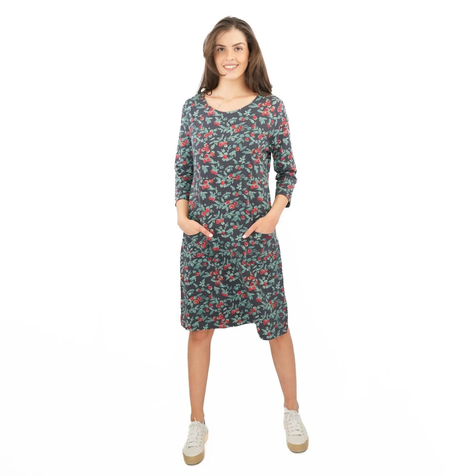 Weird Fish Navy Markle Sparkle Dress