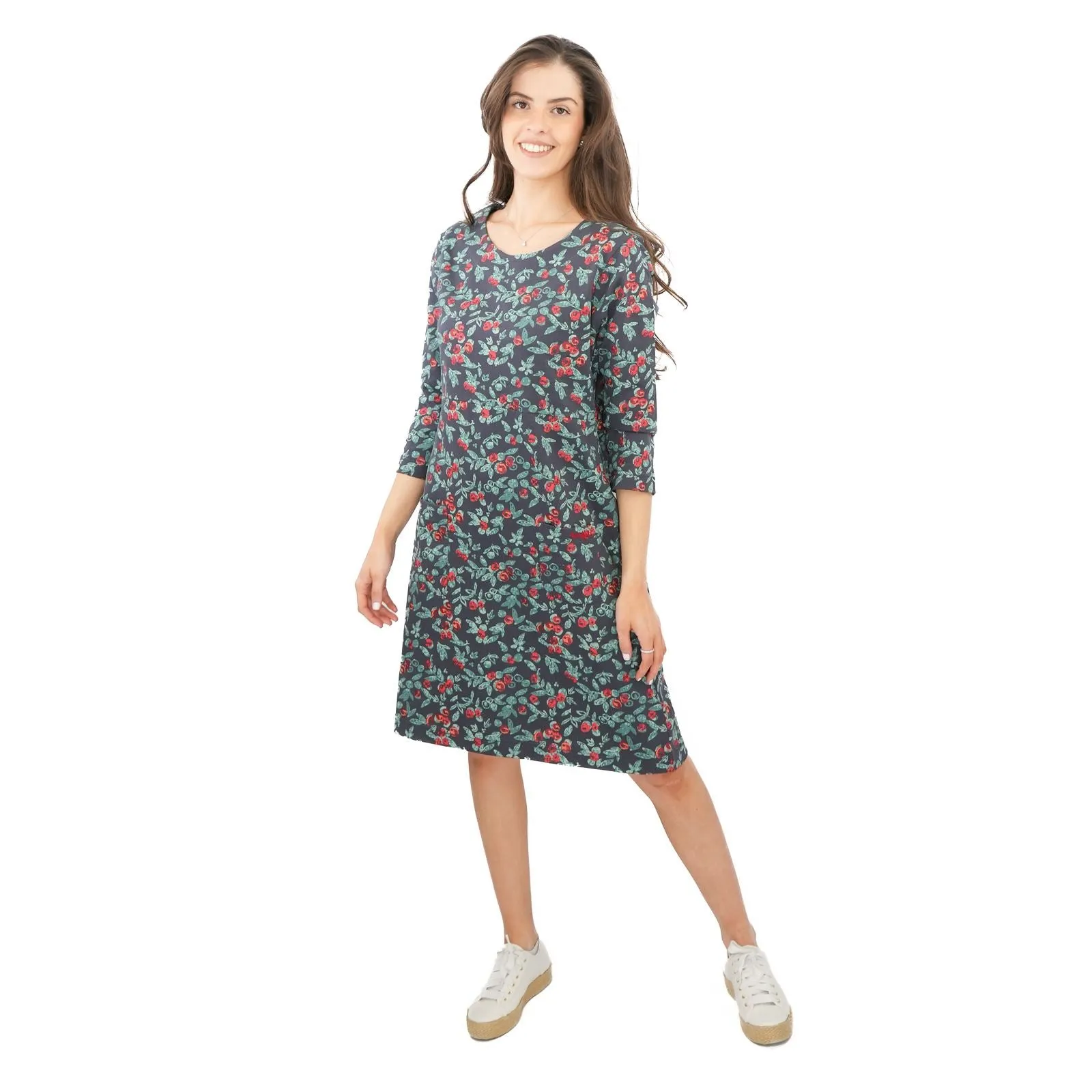 Weird Fish Navy Markle Sparkle Dress