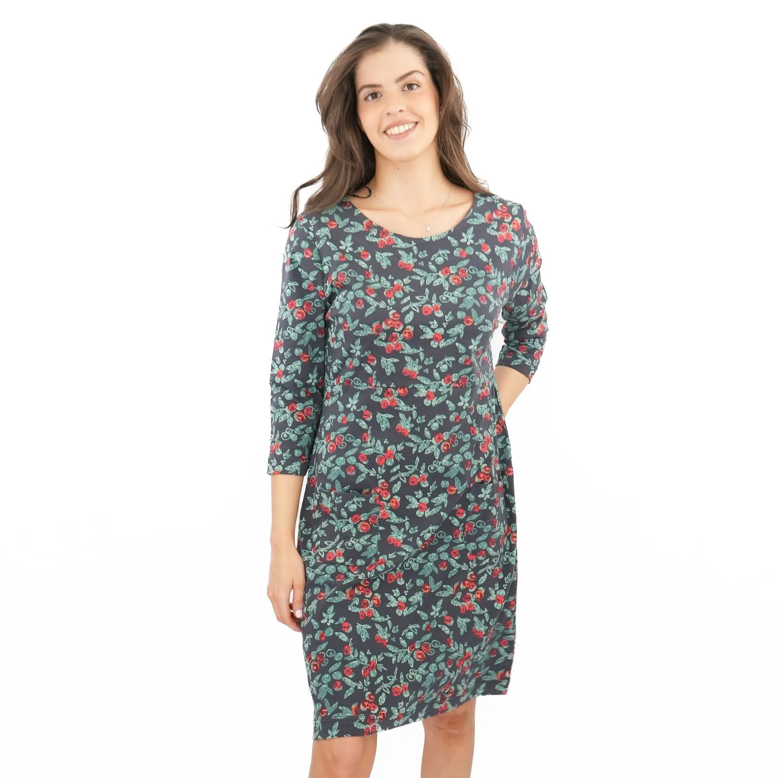 Weird Fish Navy Markle Sparkle Dress
