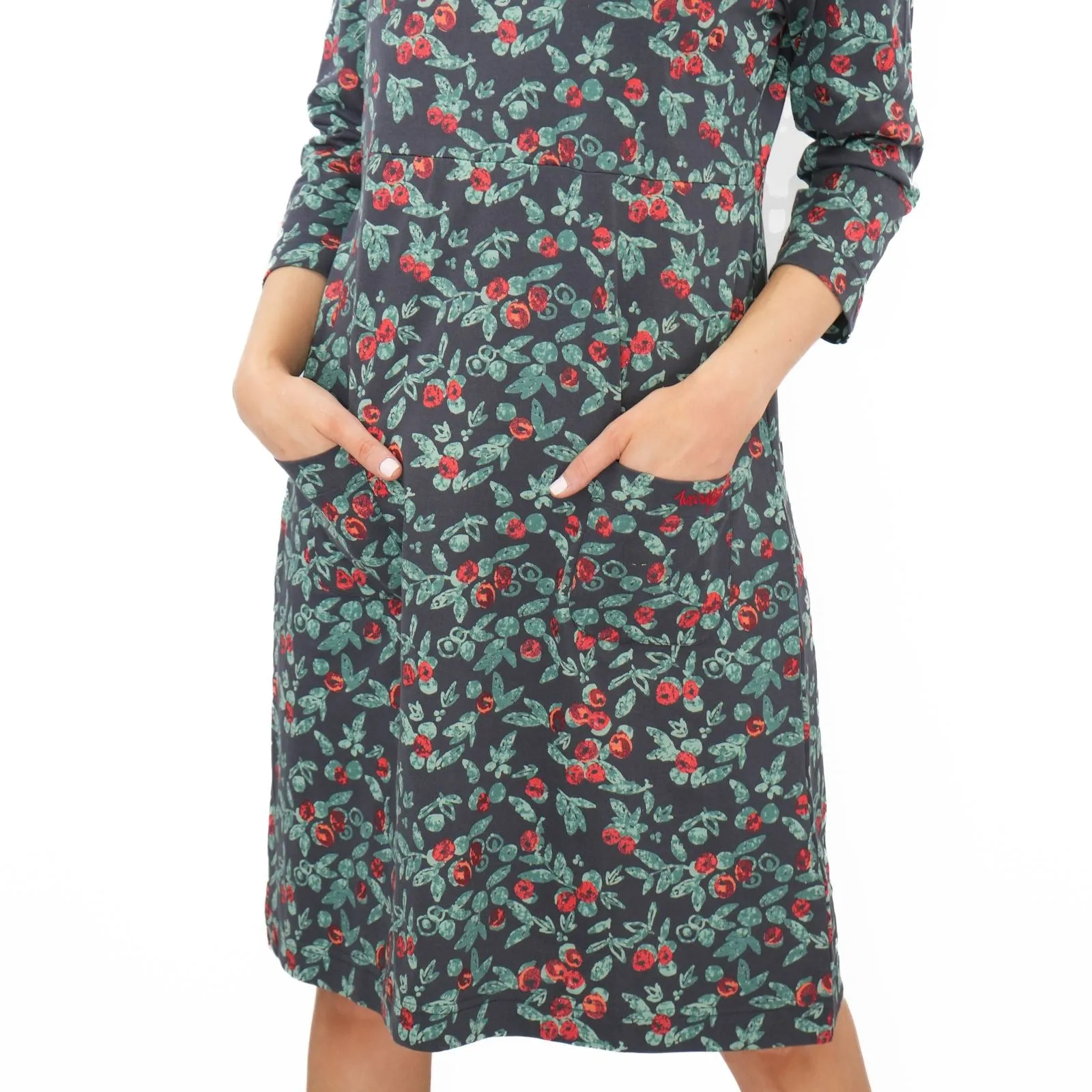 Weird Fish Navy Markle Sparkle Dress
