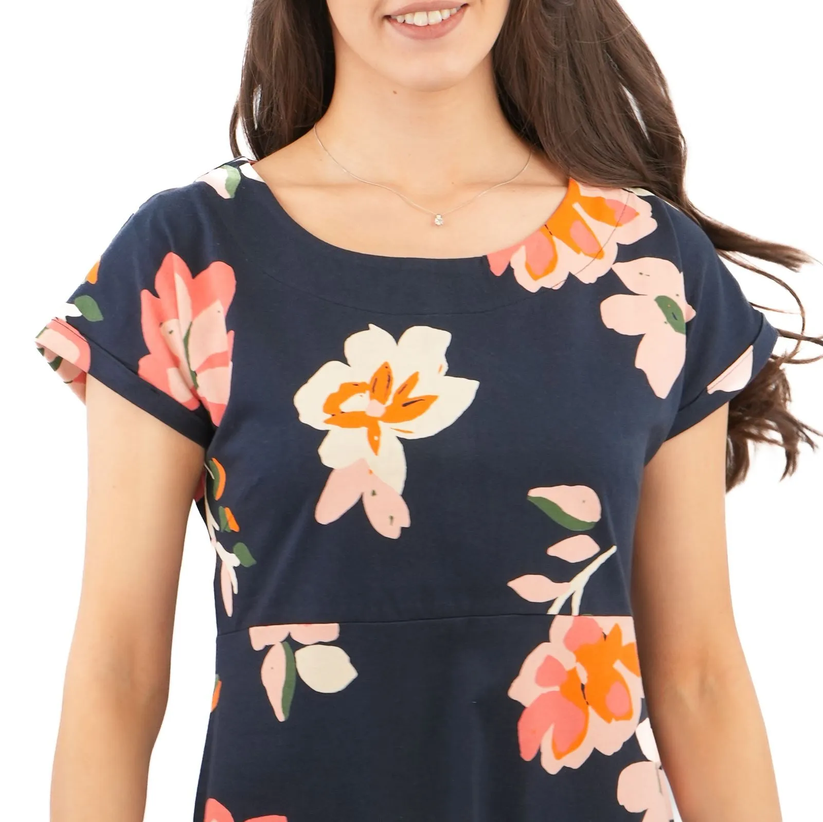 Weird Fish Navy Tallahassee Dress