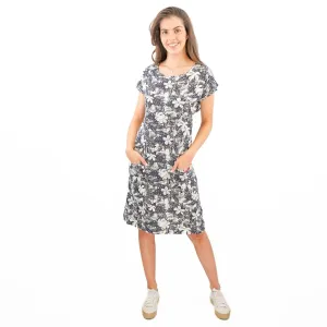 Weird Fish Navy Tallahassee Dress