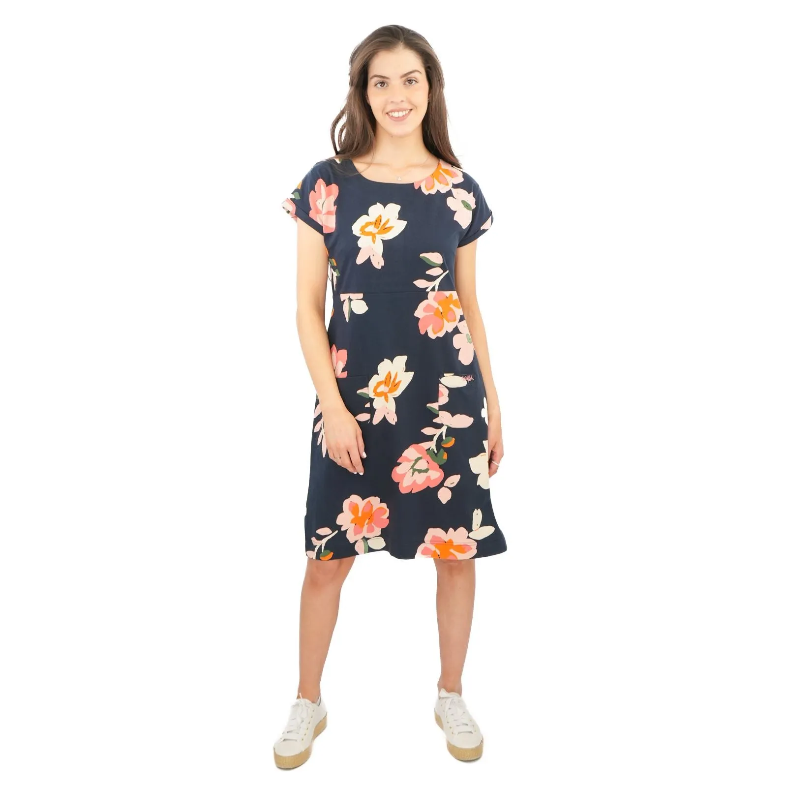 Weird Fish Navy Tallahassee Dress