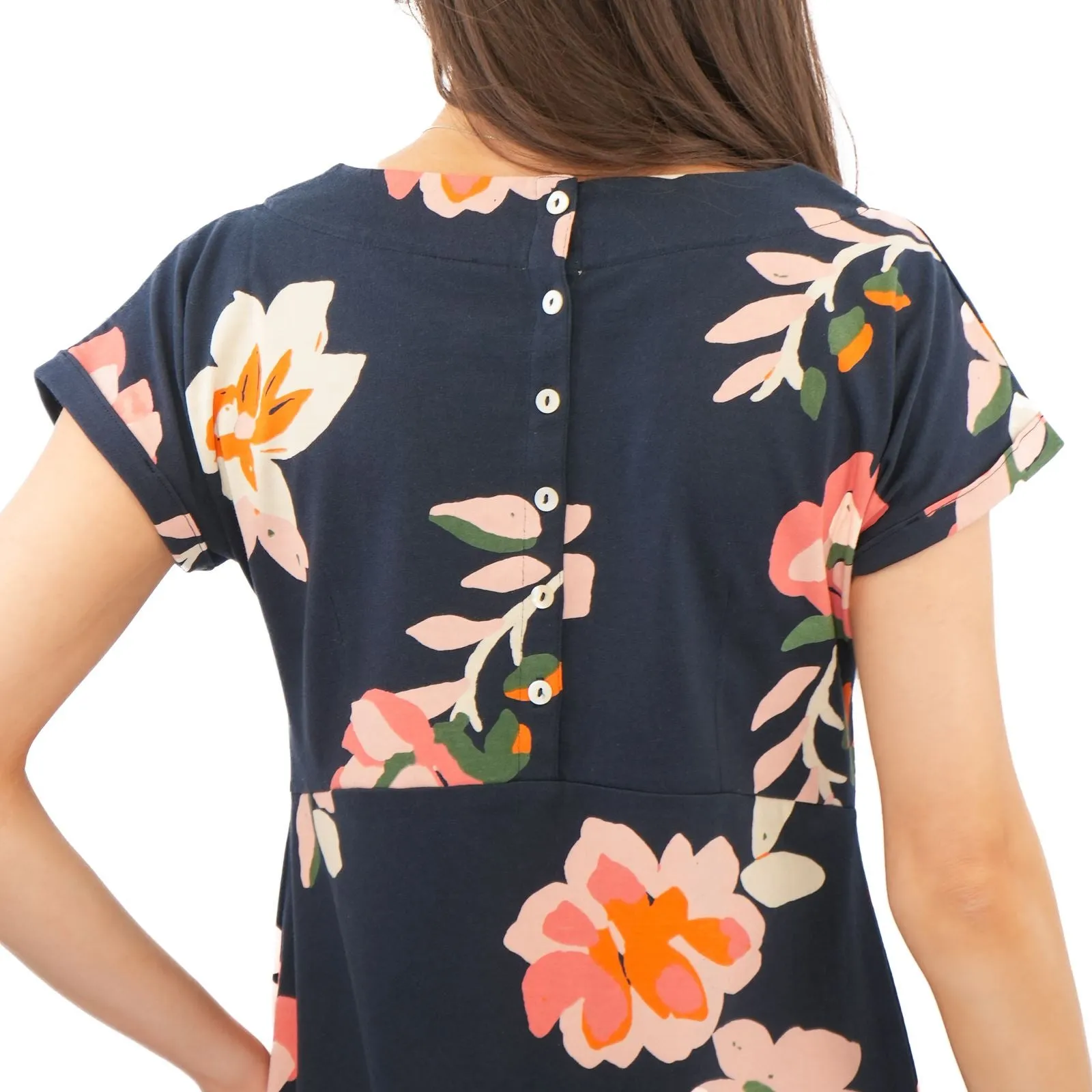 Weird Fish Navy Tallahassee Dress