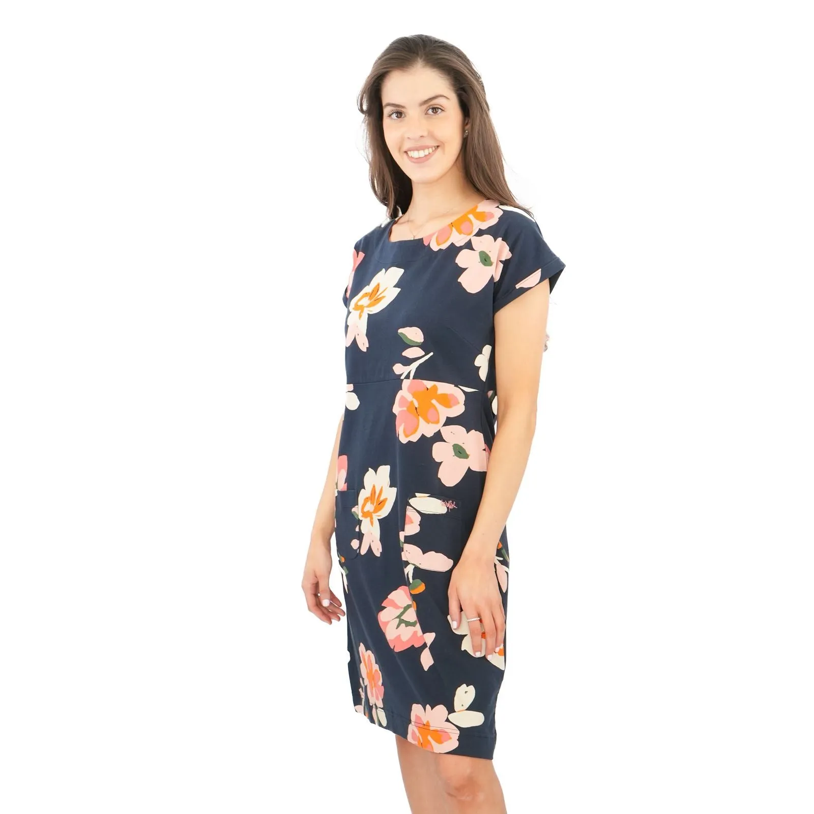 Weird Fish Navy Tallahassee Dress