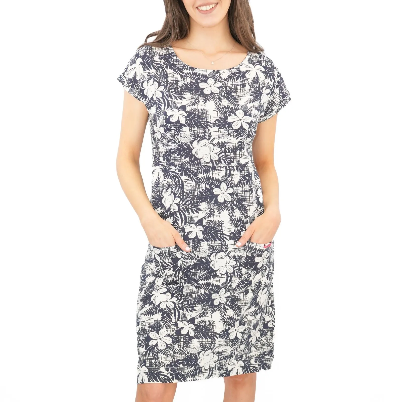 Weird Fish Navy Tallahassee Dress