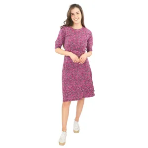 Weird Fish Pink Cassandra Swing Dress