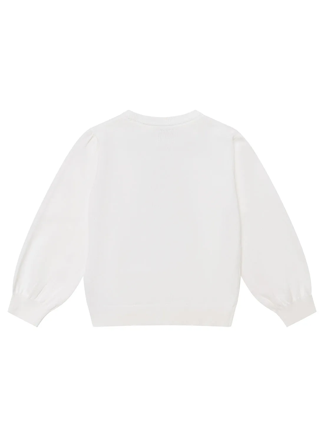 White Long Sleeve Cardigan (2-7) Guess