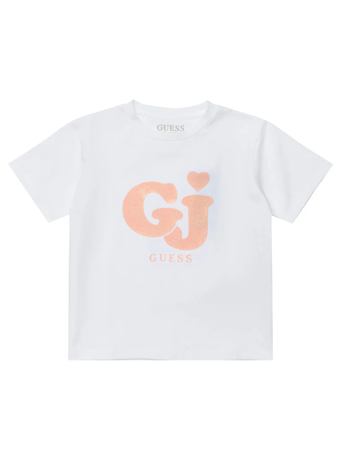 White Short Sleeve T-Shirt (2-7) Guess
