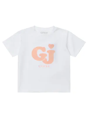 White Short Sleeve T-Shirt (2-7) Guess