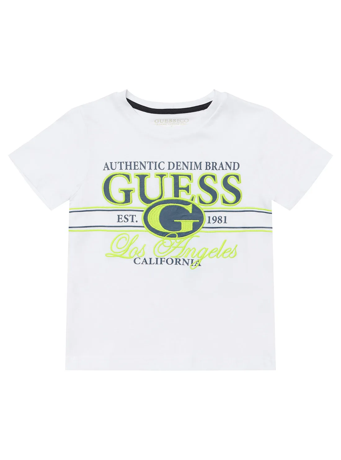 White Short Sleeve T-shirt (3-7) Guess