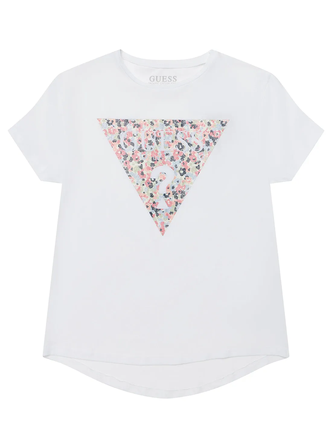 White Short Sleeve T-Shirt (7-16) Guess