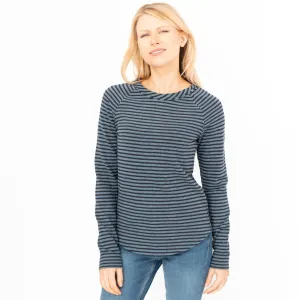 White Stuff Blue Gloria Striped Long Sleeve T-shirt