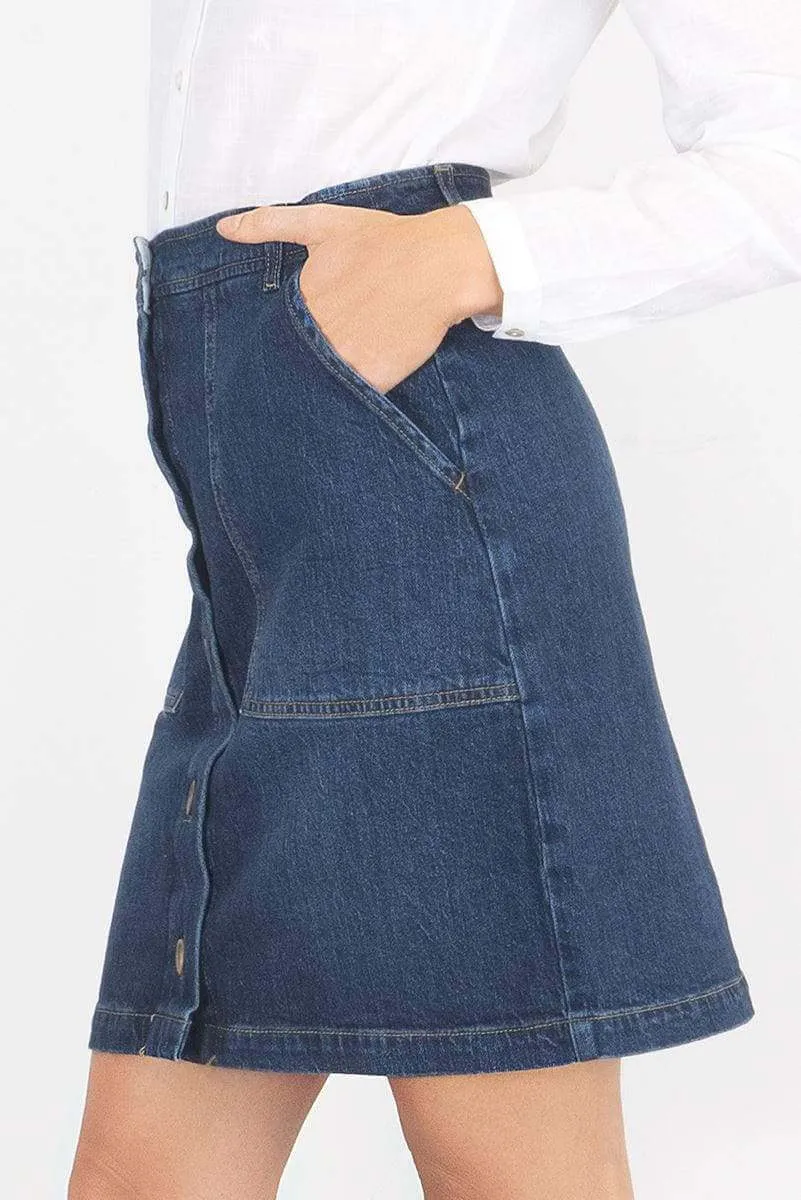 White Stuff Canterbury Denim Short Skirt