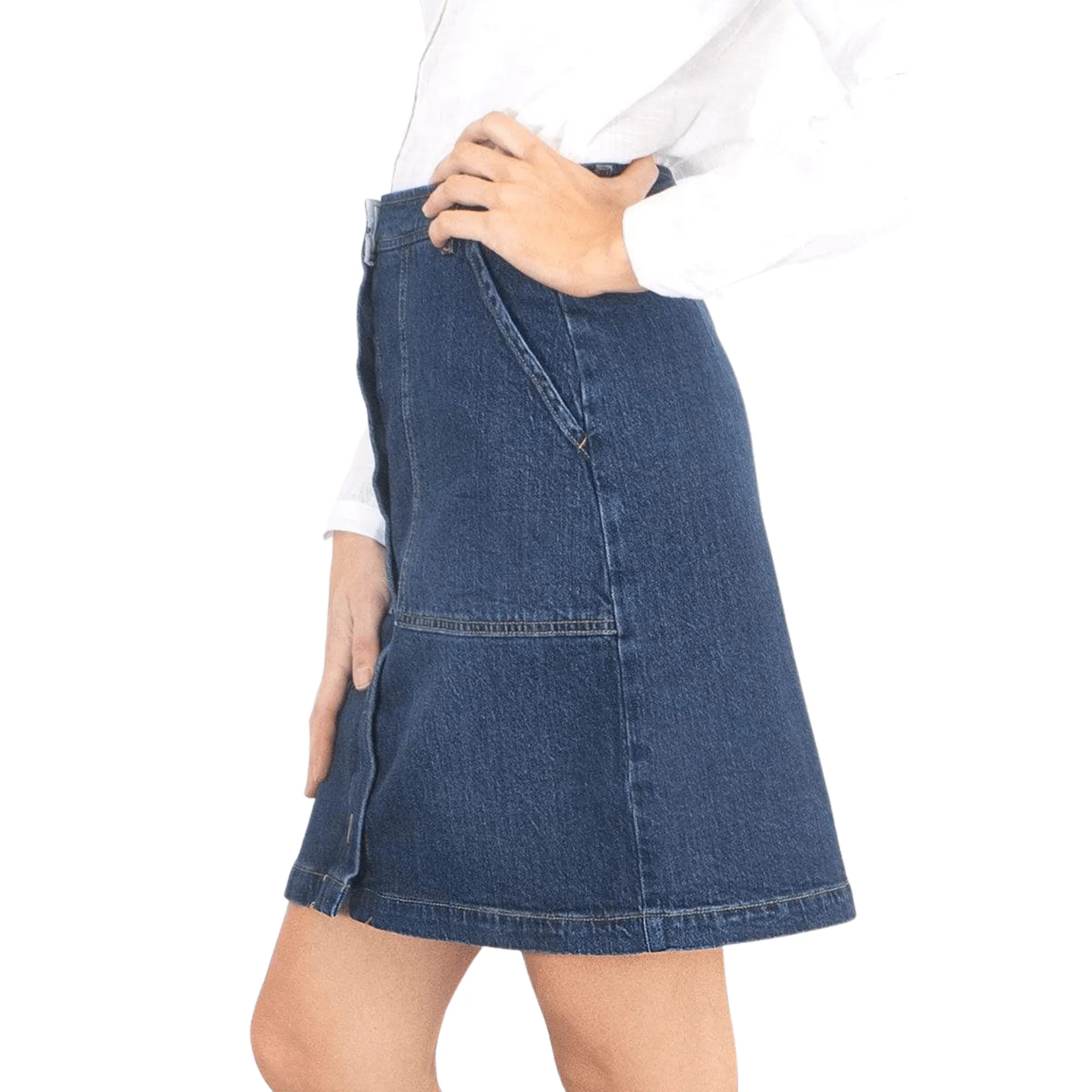 White Stuff Canterbury Denim Short Skirt