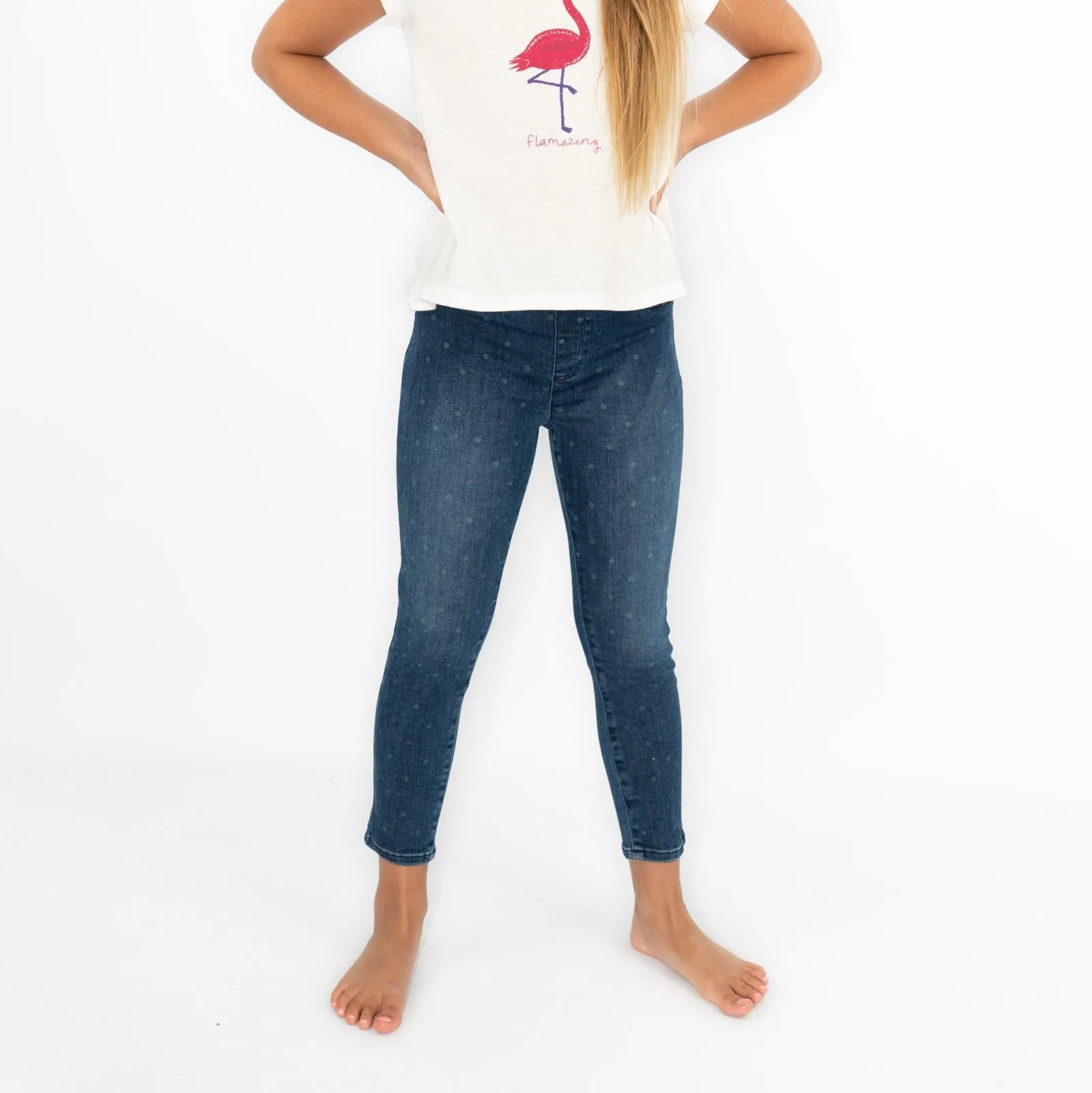 White Stuff Girls Stretch Elasticated Denim Jade Jegging Jean