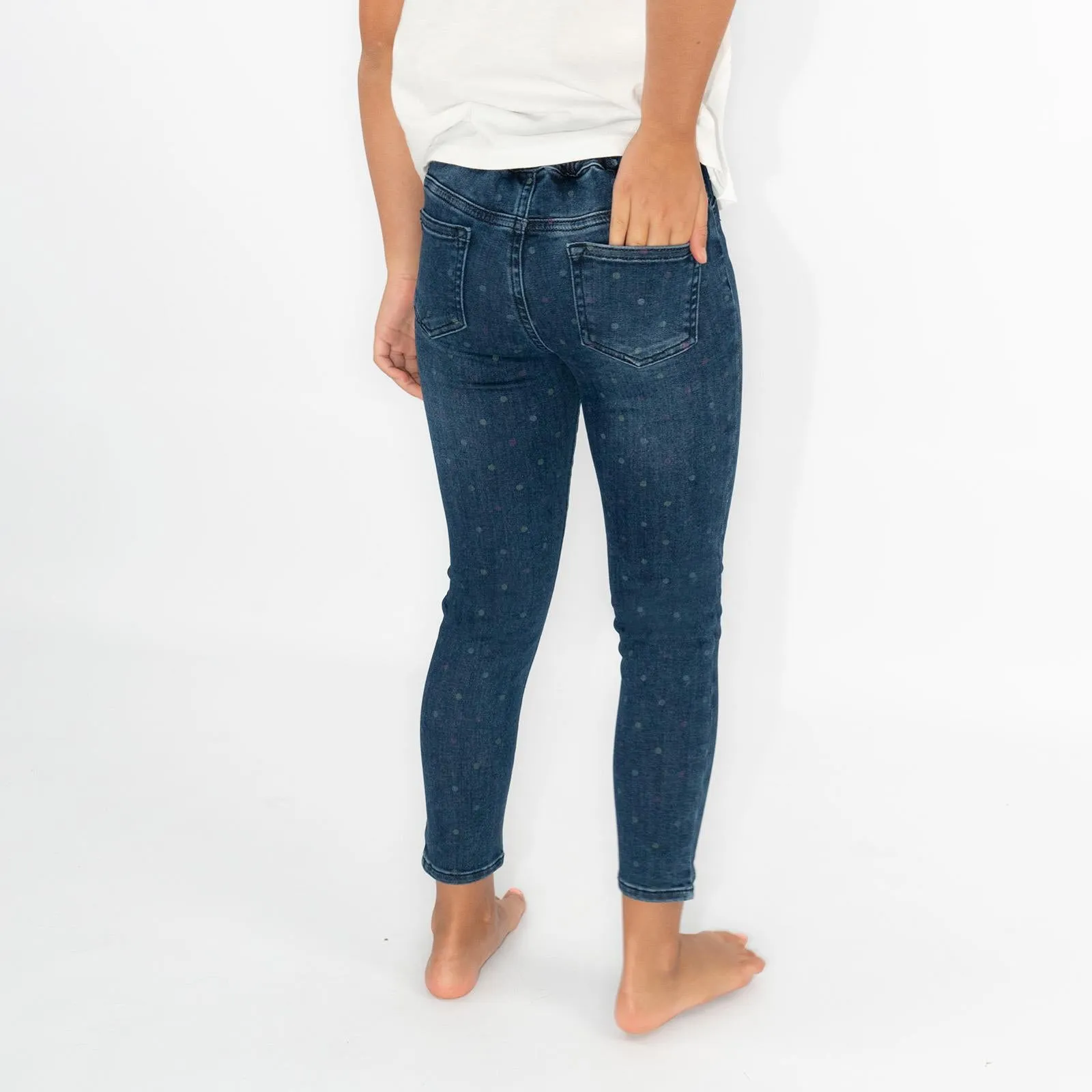 White Stuff Girls Stretch Elasticated Denim Jade Jegging Jean