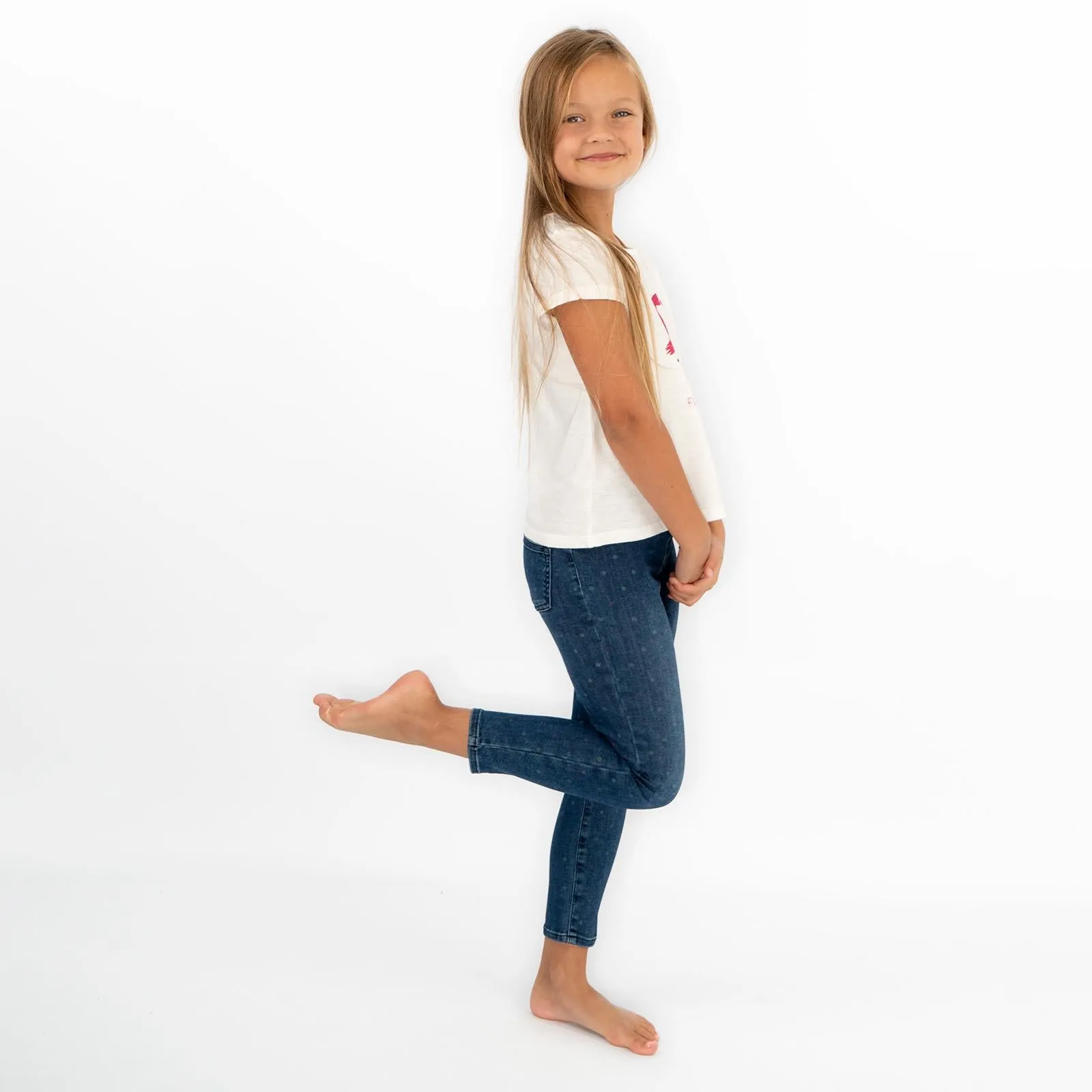 White Stuff Girls Stretch Elasticated Denim Jade Jegging Jean