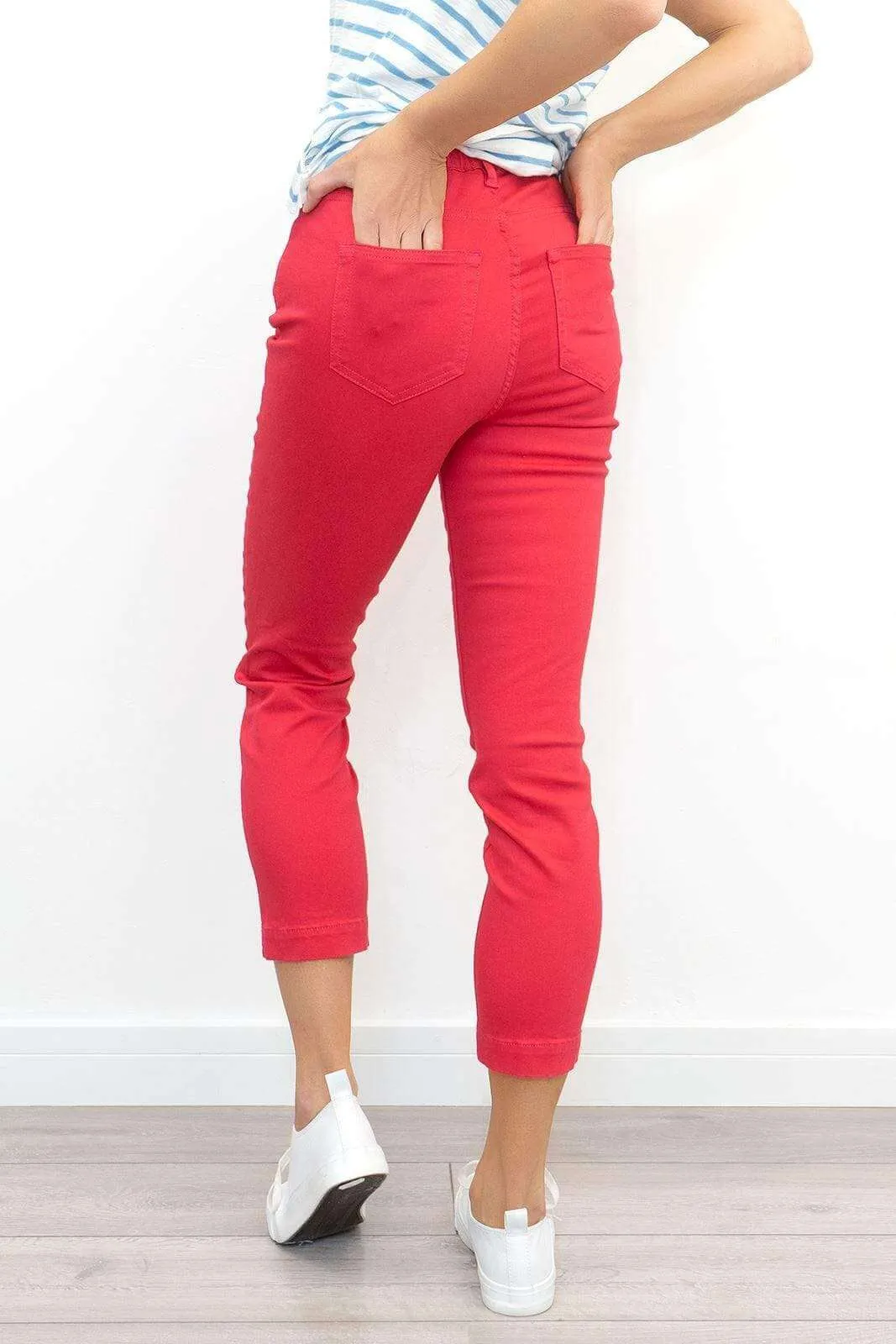 White Stuff Isla Cropped Skinny Stretch Leggings in 3 Colours
