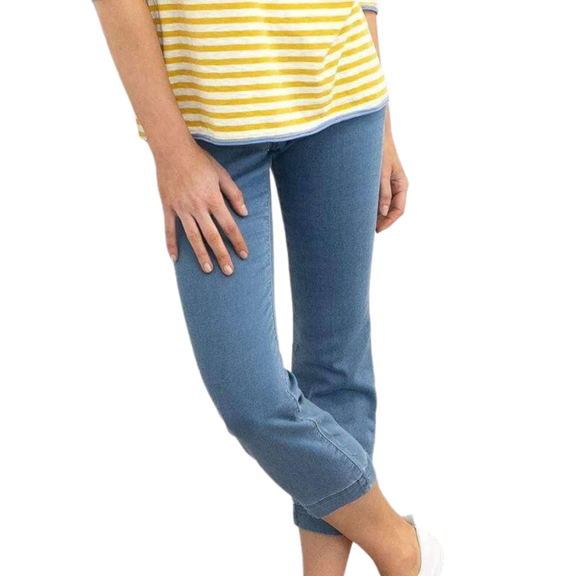 White Stuff Isla Cropped Skinny Stretch Leggings in 3 Colours