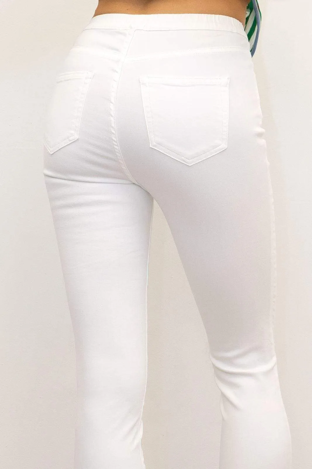 White Stuff Isla Cropped Skinny Stretch Leggings in 3 Colours