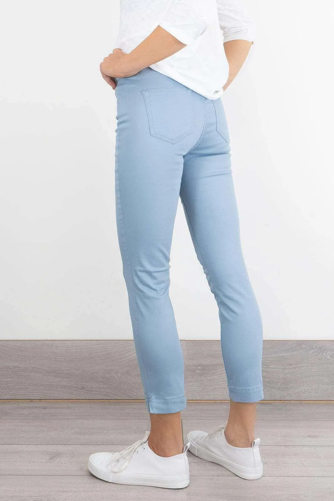 White Stuff Jade Cropped Pastel Colours Skinny Trousers