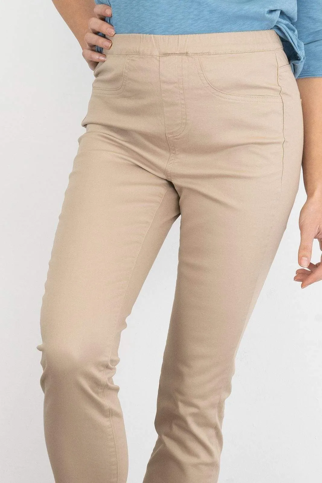 White Stuff Jade Cropped Pastel Colours Skinny Trousers